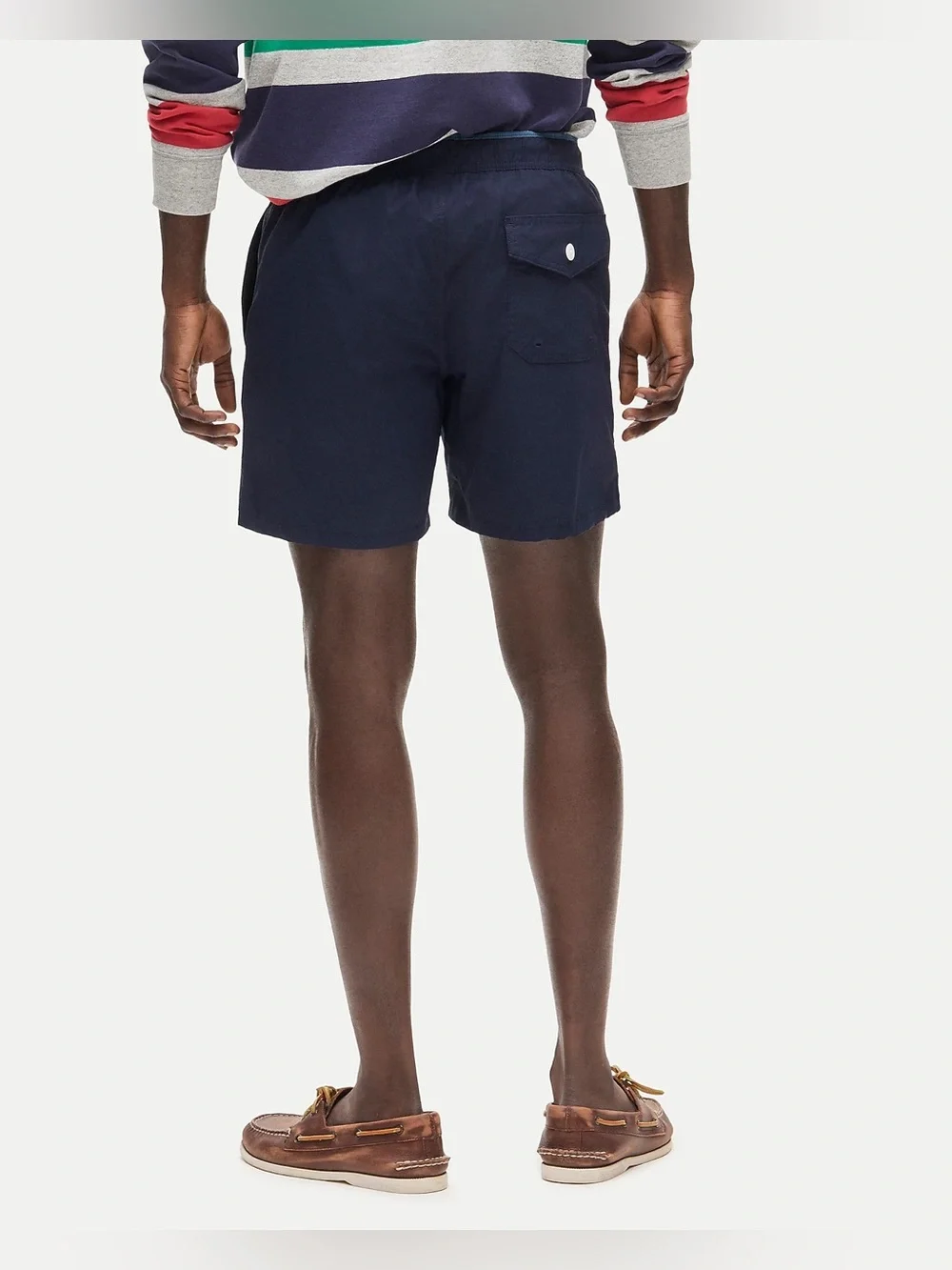 J.Crew 6'' stretch swim trunk with ECONYL® nylon in navy